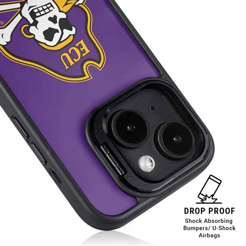 East Carolina University ECU Pirates iPhone 14 Kickstand Case